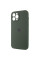 Силіконовий чохол Silicone Case Full Camera Protective (AA) для Apple iPhone 12 Pro (6.1) - Зелений / Cyprus Green - фото