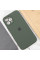 Силіконовий чохол Silicone Case Full Camera Protective (AA) для Apple iPhone 12 Pro (6.1) - Зелений / Cyprus Green - фото