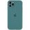 Силіконовий чохол Silicone Case Full Camera Protective (AA) для Apple iPhone 12 Pro (6.1) - Зелений / Pine green