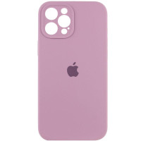 Силиконовый чехол Silicone Case Full Camera Protective (AA) для Apple iPhone 12 Pro (6.1) - Лиловый / Lilac Pride