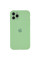 Силиконовый чехол Silicone Case Full Camera Protective (AA) для Apple iPhone 12 Pro (6.1) - Мятный / Mint - фото