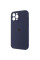 Силіконовий чохол Silicone Case Full Camera Protective (AA) для Apple iPhone 12 Pro (6.1) - Темно-синій / Midnight blue - фото