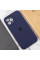 Силиконовый чехол Silicone Case Full Camera Protective (AA) для Apple iPhone 12 Pro (6.1) - Темно-синий / Midnight blue - фото