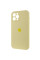 Силиконовый чехол Silicone Case Full Camera Protective (AA) для Apple iPhone 12 Pro (6.1) - Желтый / Mellow Yellow - фото