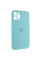 Силіконовий чохол Silicone Case Full Camera Protective (AA) для Apple iPhone 12 Pro (6.1) - Бірюзовий / Marine Green - фото