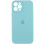 Силіконовий чохол Silicone Case Full Camera Protective (AA) для Apple iPhone 12 Pro (6.1) - Бірюзовий / Marine Green