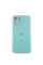 Силіконовий чохол Silicone Case Full Camera Protective (AA) для Apple iPhone 12 Pro (6.1) - Бірюзовий / Marine Green - фото