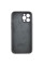 Силіконовий чохол Silicone Case Full Camera Protective (AA) для Apple iPhone 12 Pro (6.1) - Сірий / Dark Gray - фото