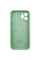 Силиконовый чехол Silicone Case Full Camera Protective (AA) для Apple iPhone 12 Pro (6.1) - Зеленый / Pistachio - фото