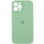 Силіконовий чохол Silicone Case Full Camera Protective (AA) для Apple iPhone 12 Pro (6.1) - Зелений / Pistachio