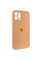 Силиконовый чехол Silicone Case Full Camera Protective (AA) для Apple iPhone 12 Pro (6.1) - Оранжевый / Cantaloupe - фото