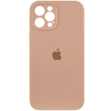 Силиконовый чехол Silicone Case Full Camera Protective (AA) для Apple iPhone 12 Pro (6.1) - Бежевый / Desert Gold