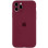 Силіконовий чохол Silicone Case Full Camera Protective (AA) для Apple iPhone 12 Pro Max (6.7) - Бордовий / Plum