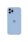 Силіконовий чохол Silicone Case Full Camera Protective (AA) для Apple iPhone 12 Pro Max (6.7) - Блакитний / Lilac Blue - фото