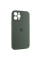 Силиконовый чехол Silicone Case Full Camera Protective (AA) для Apple iPhone 12 Pro Max (6.7) - Зеленый / Cyprus Green - фото