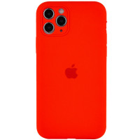 Силиконовый чехол Silicone Case Full Camera Protective (AA) для Apple iPhone 12 Pro Max (6.7) - Красный / Red