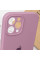Силиконовый чехол Silicone Case Full Camera Protective (AA) для Apple iPhone 12 Pro Max (6.7) - Лиловый / Lilac Pride - фото