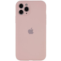Силиконовый чехол Silicone Case Full Camera Protective (AA) для Apple iPhone 12 Pro Max (6.7) - Розовый / Pink Sand