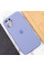 Силиконовый чехол Silicone Case Full Camera Protective (AA) для Apple iPhone 12 Pro Max (6.7) - Серый / Lavender Gray - фото