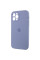 Силиконовый чехол Silicone Case Full Camera Protective (AA) для Apple iPhone 12 Pro Max (6.7) - Серый / Lavender Gray - фото