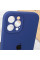 Силиконовый чехол Silicone Case Full Camera Protective (AA) для Apple iPhone 12 Pro Max (6.7) - Синий / Deep navy - фото