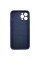 Силиконовый чехол Silicone Case Full Camera Protective (AA) для Apple iPhone 12 Pro Max (6.7) - Темно-синий / Midnight blue - фото