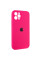 Силиконовый чехол Silicone Case Full Camera Protective (AA) для Apple iPhone 12 Pro Max (6.7) - Розовый / Barbie pink - фото