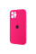 Силиконовый чехол Silicone Case Full Camera Protective (AA) для Apple iPhone 12 Pro Max (6.7) - Розовый / Barbie pink - фото