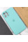 Силіконовий чохол Silicone Case Full Camera Protective (AA) для Apple iPhone 12 Pro Max (6.7) - Бірюзовий / Marine Green - фото