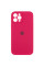 Силиконовый чехол Silicone Case Full Camera Protective (AA) для Apple iPhone 12 Pro Max (6.7) - Красный / Rose Red - фото