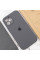 Силіконовий чохол Silicone Case Full Camera Protective (AA) для Apple iPhone 12 Pro Max (6.7) - Сірий / Dark Gray - фото