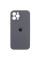 Силіконовий чохол Silicone Case Full Camera Protective (AA) для Apple iPhone 12 Pro Max (6.7) - Сірий / Dark Gray - фото