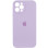 Силіконовий чохол Silicone Case Full Camera Protective (AA) для Apple iPhone 12 Pro Max (6.7) - Бузковий / Lilac
