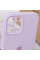 Силіконовий чохол Silicone Case Full Camera Protective (AA) для Apple iPhone 12 Pro Max (6.7) - Бузковий / Lilac - фото