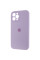 Силіконовий чохол Silicone Case Full Camera Protective (AA) для Apple iPhone 12 Pro Max (6.7) - Бузковий / Lilac - фото