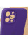 Силіконовий чохол Silicone Case Full Camera Protective (AA) для Apple iPhone 12 Pro Max (6.7) - Фіолетовий / Amethyst - фото