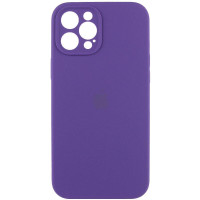 Силіконовий чохол Silicone Case Full Camera Protective (AA) для Apple iPhone 12 Pro Max (6.7) - Фіолетовий / Amethyst