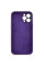 Силиконовый чехол Silicone Case Full Camera Protective (AA) для Apple iPhone 12 Pro Max (6.7) - Фиолетовый / Elderberry - фото