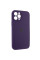Силиконовый чехол Silicone Case Full Camera Protective (AA) для Apple iPhone 12 Pro Max (6.7) - Фиолетовый / Elderberry - фото