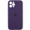 Силіконовий чохол Silicone Case Full Camera Protective (AA) для Apple iPhone 12 Pro Max (6.7) - Фіолетовий / Elderberry