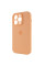 Силиконовый чехол Silicone Case Full Camera Protective (AA) для Apple iPhone 12 Pro Max (6.7) - Оранжевый / Cantaloupe - фото