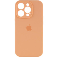 Силиконовый чехол Silicone Case Full Camera Protective (AA) для Apple iPhone 12 Pro Max (6.7) - Оранжевый / Cantaloupe