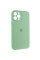 Силиконовый чехол Silicone Case Full Camera Protective (AA) для Apple iPhone 12 Pro Max (6.7) - Зеленый / Pistachio - фото