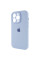 Силіконовий чохол Silicone Case Full Camera Protective (AA) для Apple iPhone 13 Pro Max (6.7) - Блакитний / Lilac Blue - фото