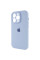 Силиконовый чехол Silicone Case Full Camera Protective (AA) для Apple iPhone 13 Pro Max (6.7) - Голубой / Lilac Blue - фото