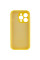 Силіконовий чохол Silicone Case Full Camera Protective (AA) для Apple iPhone 13 Pro Max (6.7) - Жовтий / Yellow - фото