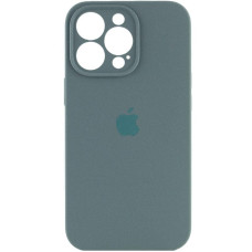 Силіконовий чохол Silicone Case Full Camera Protective (AA) для Apple iPhone 13 Pro Max (6.7) - Зелений / Pine green