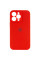 Силиконовый чехол Silicone Case Full Camera Protective (AA) для Apple iPhone 13 Pro Max (6.7) - Красный / Red - фото