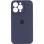 Силіконовий чохол Silicone Case Full Camera Protective (AA) для Apple iPhone 13 Pro Max (6.7) - Темно-синій / Midnight blue