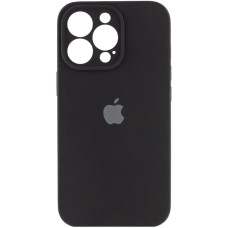 Силіконовий чохол Silicone Case Full Camera Protective (AA) для Apple iPhone 13 Pro Max (6.7) - Чорний / Black